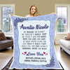 Customized Grandparents Blanket with Grand Kids Names/Grandpa/Grandma/Papa/Auntie