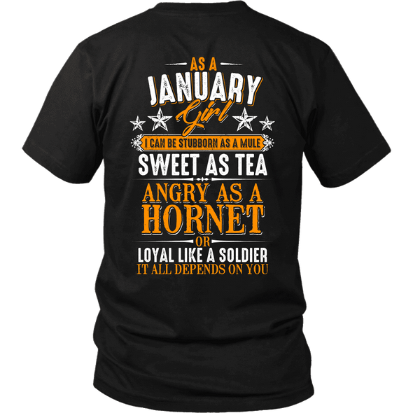 Limited Edition ***January Girl Sweet As Tea Back Print*** Shirts & Hoodies