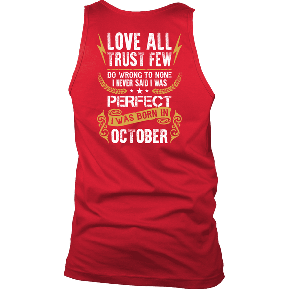 Limited Edition ***Love All Trust Few October Back Print*** Shirts & Hoodies