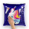 Personalized Custom Unicorn Pillow Sequin