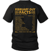Limited Edition ***February Guy Facts Back Print*** Shirts & Hoodies