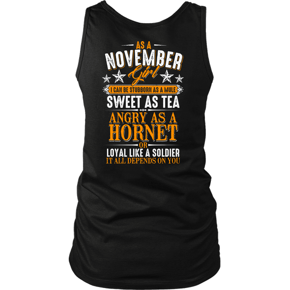 Limited Edition *** November Girl Sweet As Tea Back Print*** Shirts & Hoodies