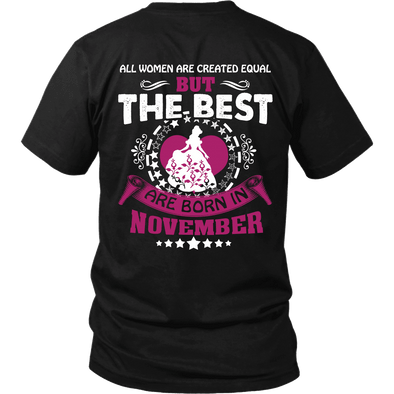 Limited Edition ***Best Are Born In November Back Print*** Shirts & Hoodie