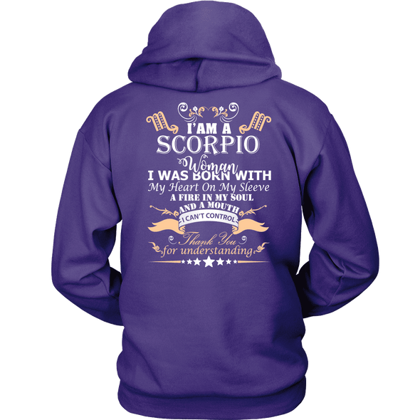 Limited Edition ***I Am A Scorpio Women Back Print*** Hoodies & Shirts