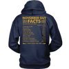 Limited Edition ***November Guy Facts Back Prints *** Shirts & Hoodies
