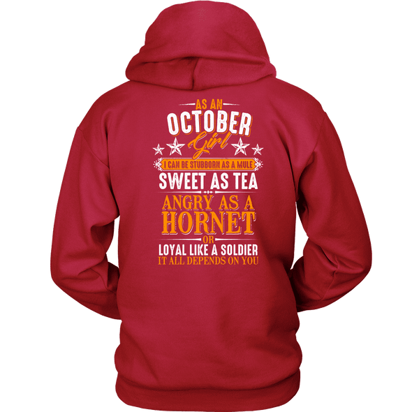 Limited Edition ***October Girl Sweet As Tea Back Print*** Shirts & Hoodies