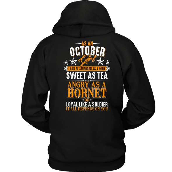 Limited Edition ***October Girl Sweet As Tea Back Print*** Shirts & Hoodies