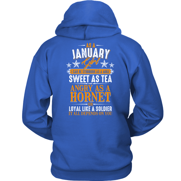Limited Edition ***January Girl Sweet As Tea Back Print*** Shirts & Hoodies