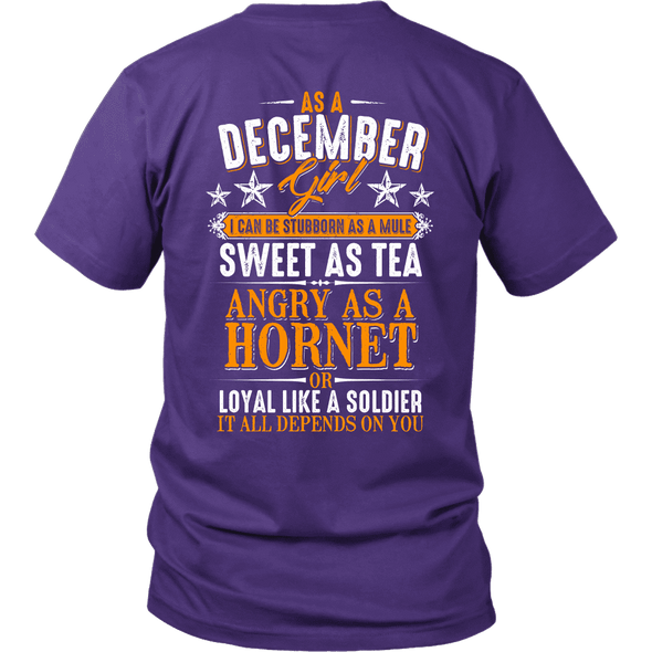 Limited Edition ***December Girl Sweet As Tea Back Print*** Shirts & Hoodies