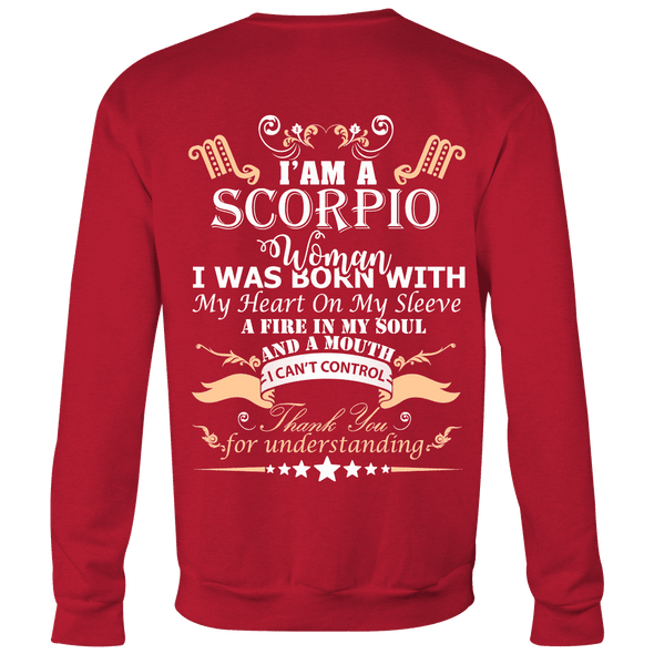 Limited Edition ***I Am A Scorpio Women Back Print*** Hoodies & Shirts