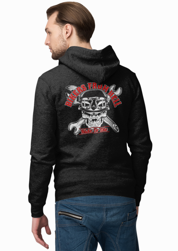 Bikers from Hell Printed Hoodie