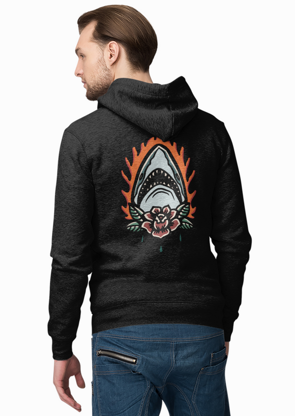 Shark Printed Unisex Hoodie