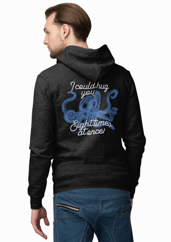 Unisex Octopus Printed Hoodie