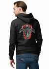 Unisex Hoodie With Skull Boxing print