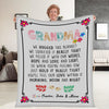 Personalized Grandma We Hugged This Blanket