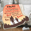 "To My Dad You Are So Special To Me"- Personalized Blanket