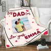 "Best Dad Ever"- Personalized Blanket
