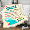 "Your So Special To Me And So Loved"- Personalized Blanket For Dad