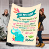 "Your So Special To Me And So Loved"- Personalized Blanket For Dad