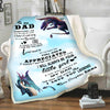 "To My Dad I Love You Legend"- Personalized Blanket