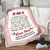 We Love You Grandma/Grandpa/Mom/Granny/Grandma And Grandpa personalized Blanket With Grandkids And Kids Name.