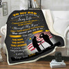 "To My Dad The Man, The Myth, The Legend"- Personalized Blanket