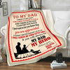 "To My Dad I Will Always Be Your Little Girl "- Personalized Blanket
