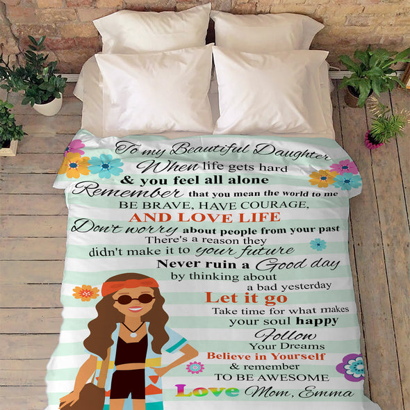 To My Beautiful Daughter, Believe In Yourself & Remember To Be Awesome