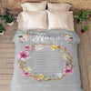 Personalized Fleece Blanket For Nana/Grandma/Papa/Mom with Grand kids Names.