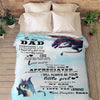 "To My Dad I Love You Legend"- Personalized Blanket