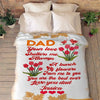 "Dad Your Love Shelters Me Always"- Personalized Blanket
