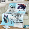 "To My Dad I Love You Legend"- Personalized Blanket