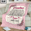 We Are Always In Your Heart Custom Blanket For Granny/Mom/Grandpa/Grandpa&Grandma With Grand Kids Name