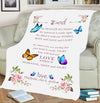 "Dad You Will Feel Our Love Within It"- Personalized Blanket