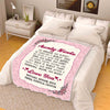 We Love You Grandma/Grandpa/Mom/Granny/Grandma And Grandpa personalized Blanket With Grandkids And Kids Name.