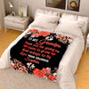 Thank You For Giving Me Roots To Grow Custom Blanket For Grandparents With Kids Names