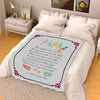 "Papa You'll Feel Our Love Within It"- Personalized Blanket