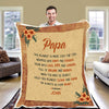 Personalized Mother's Day Gift - I Am Always In Your Heart Customized Blanket For Mom/Grandpa/Grandma/Granny/Papa With Grand Kids/Kids Name