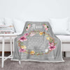 Personalized Fleece Blanket For Nana/Grandma/Papa/Mom with Grand kids Names.
