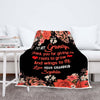 Thank You For Giving Me Roots To Grow Custom Blanket For Grandparents With Kids Names
