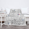 "To My Dad My Little Eyes Are Watching"- Personalized Blanket