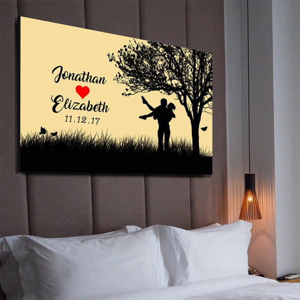 Custom Special Love Canvas Wallart