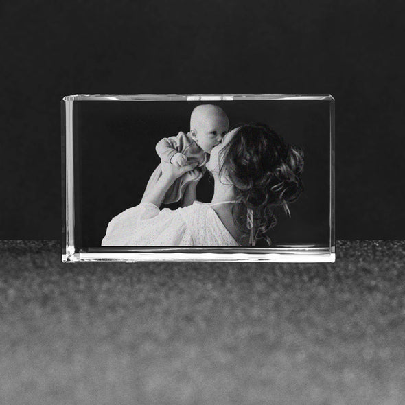 Customized Crystal Block For Mother, Gift For Mother's Day