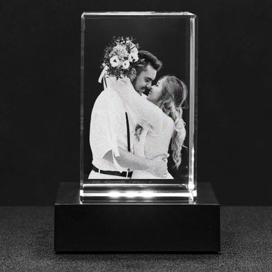 Personalized Crystal Block For Your Better Half, Couple Gifts, Personalized Gift For Her