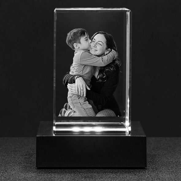 Customized Crystal Block For Mother, Gift For Mother's Day