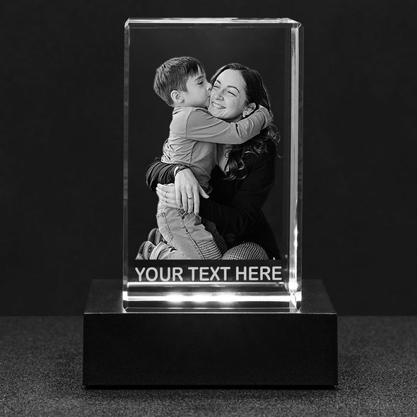 Customized Crystal Block For Mother, Gift For Mother's Day