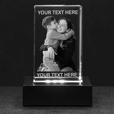 Customized Crystal Block For Mother, Gift For Mother's Day