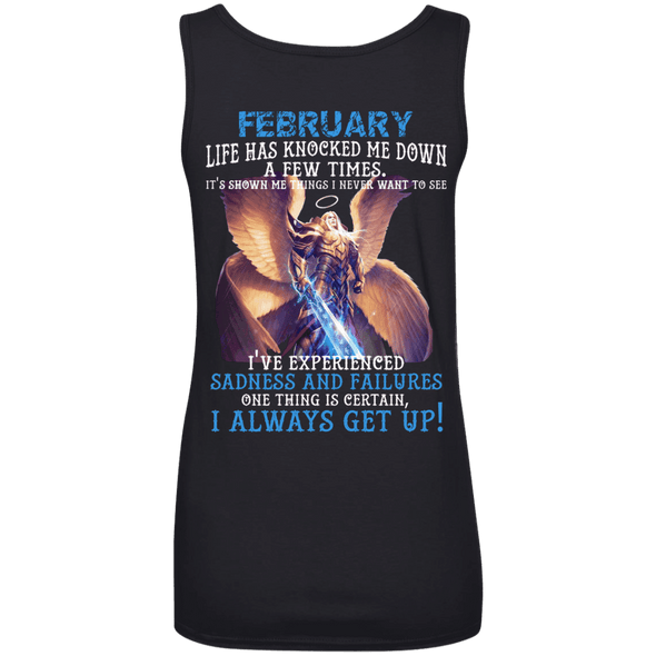 Limited Edition February Born Life Has Knocked Down Shirts & Hoodie
