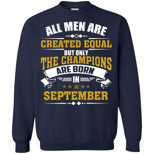 Limited Edition **Champions Are Born In September** Shirts & Hoodies