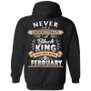 Limited Edition February Black King Shirts & Hoodies